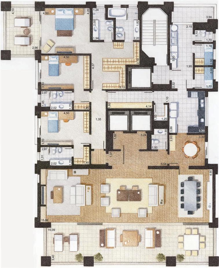 Apto. Tipo - Opção 3