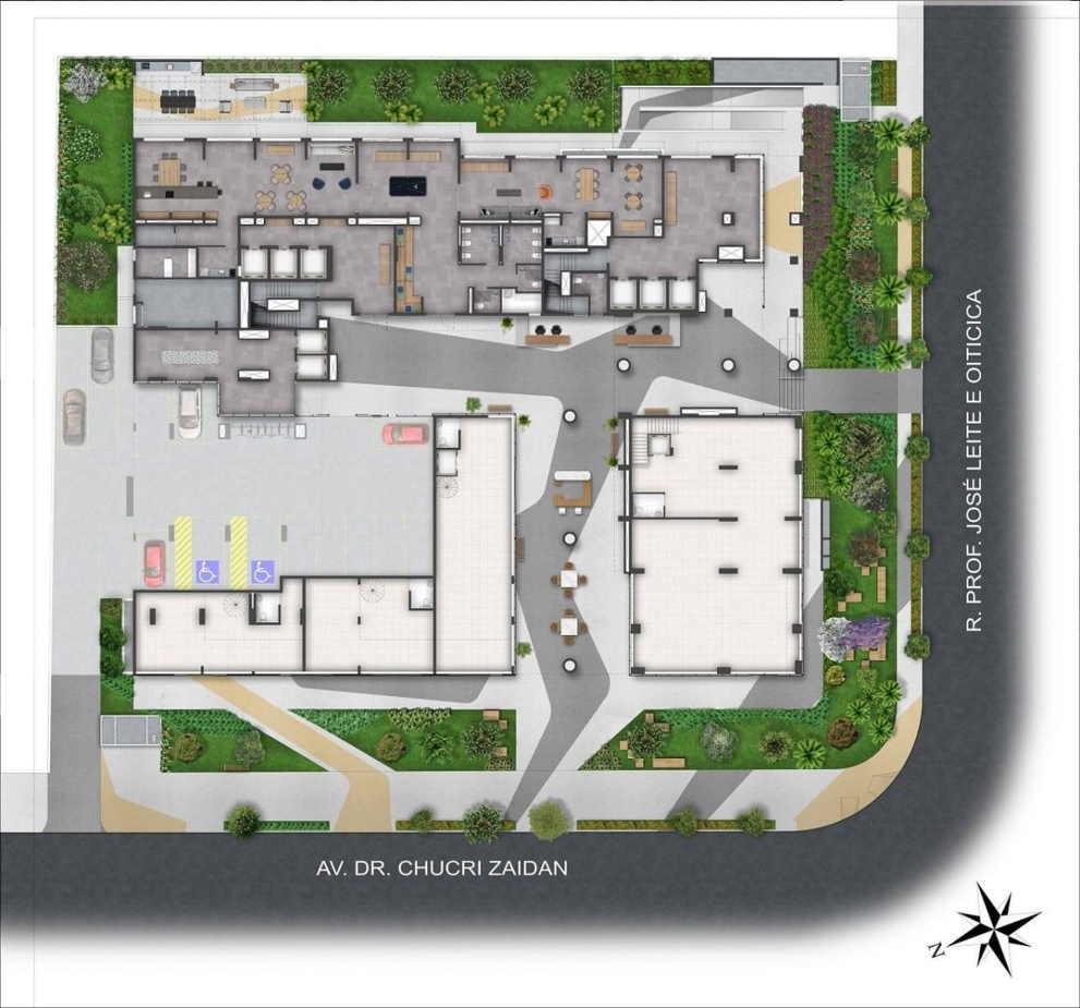 Implantação: 2º pavimento