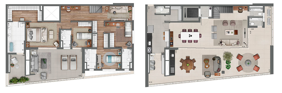 Duplex 318m²