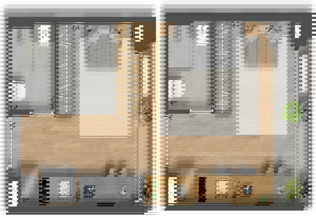 Boutique Studio de 21m²