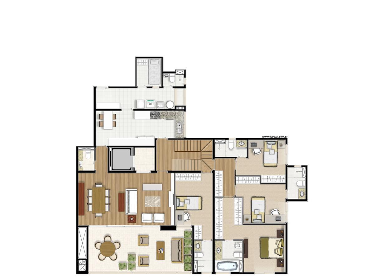 Apto. Tipo A - Duplex - Inferior