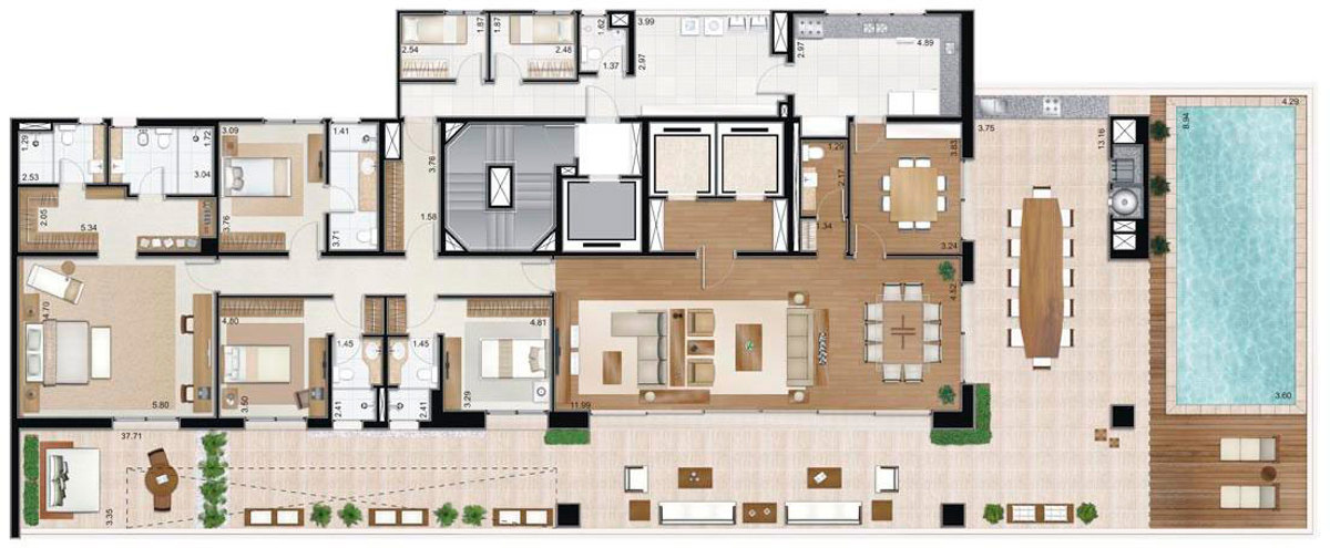 Apto. Tipo - 1º Pavimento
