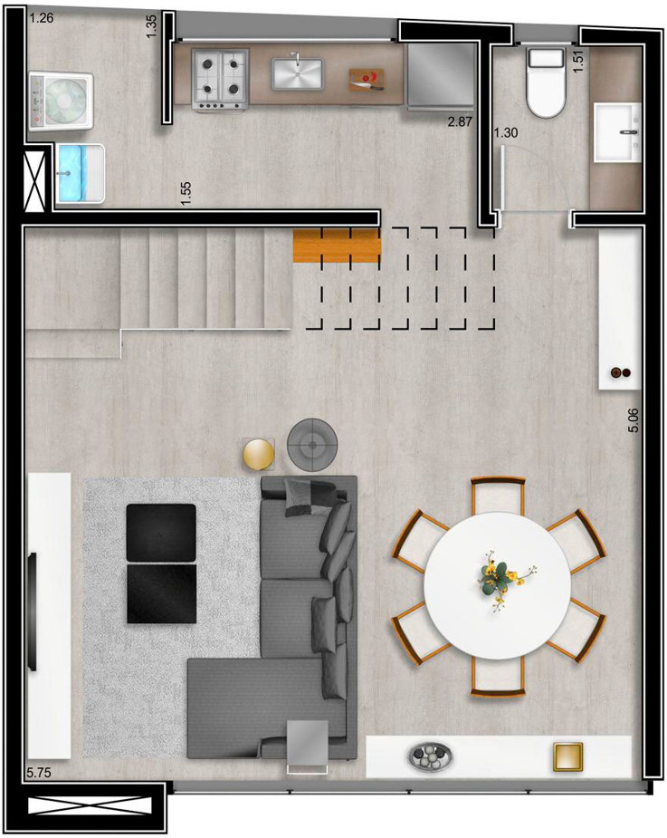 Apto Duplex - Inferior