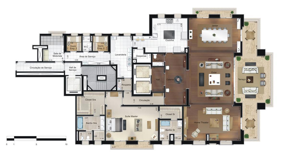 Apto. 400m² - Opção 2